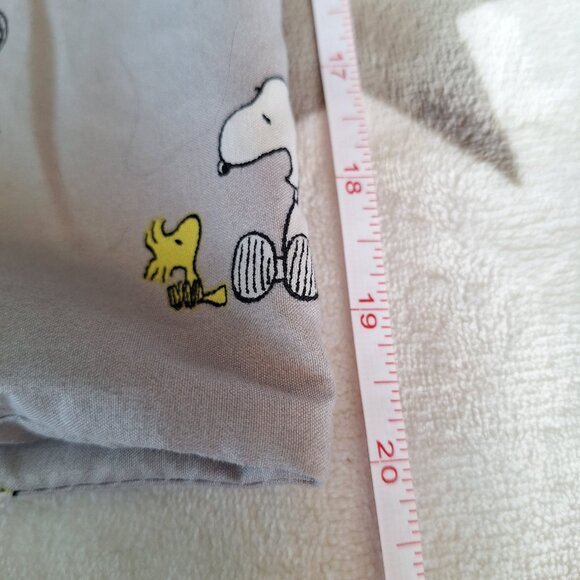 Berkshire Peanuts Snoopy & Woodstock All Over Standard Pillowcase Gray - Picture 4 of 7